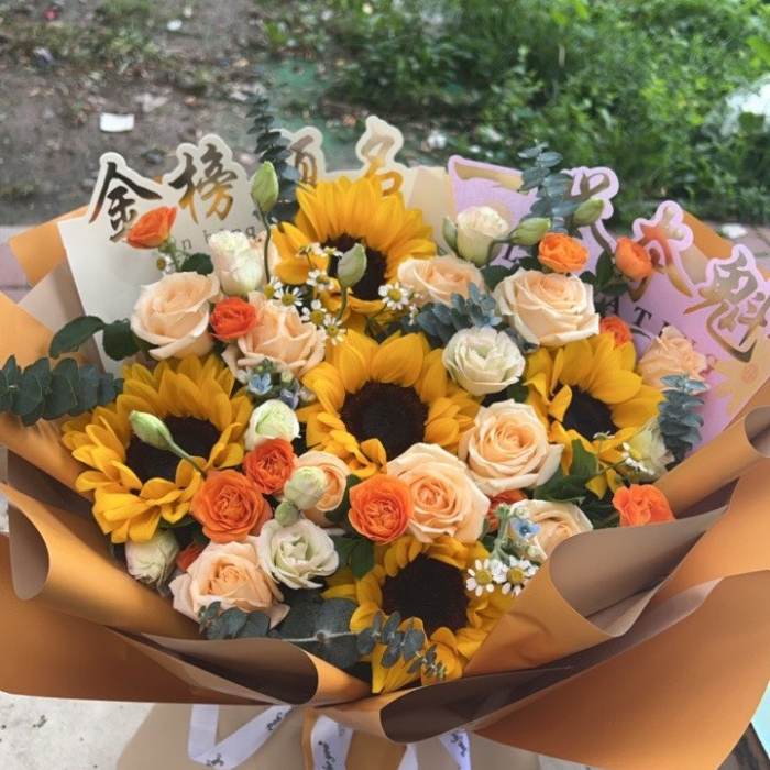 延边和龙市送高考生什么花